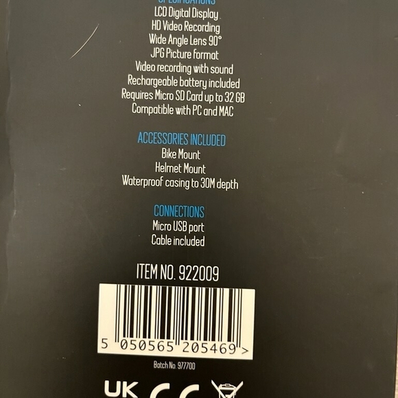 NWT Action Pro Cam / Video Wireless Black With Accessories - Picture 8 of 11